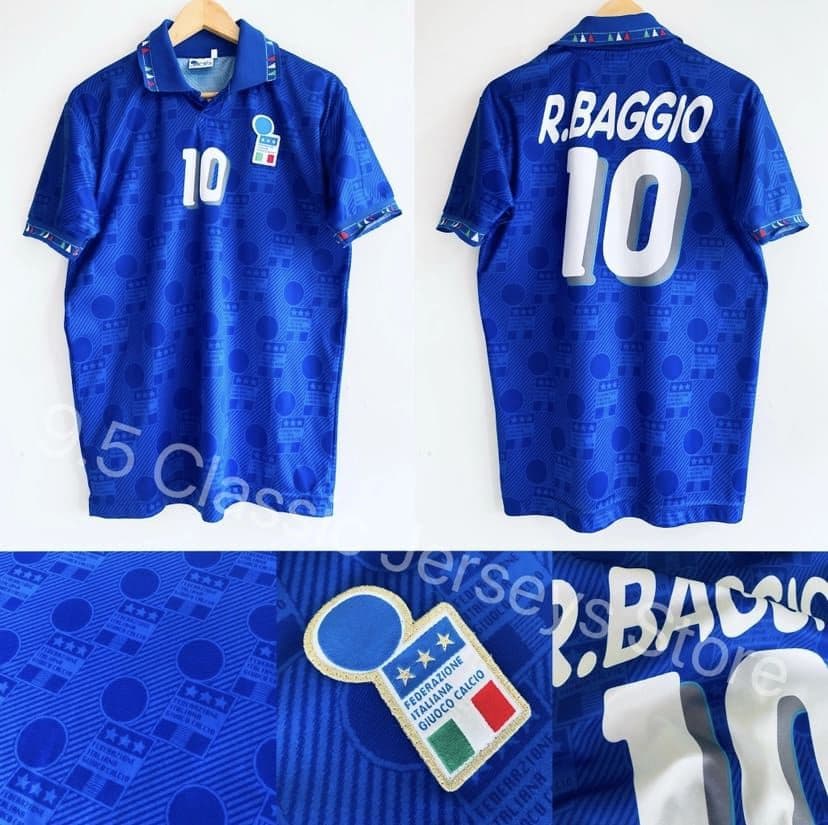 イタリア代表 1994 ホーム ユニフォーム #10 バッジョ 選手仕様 - メルカリ