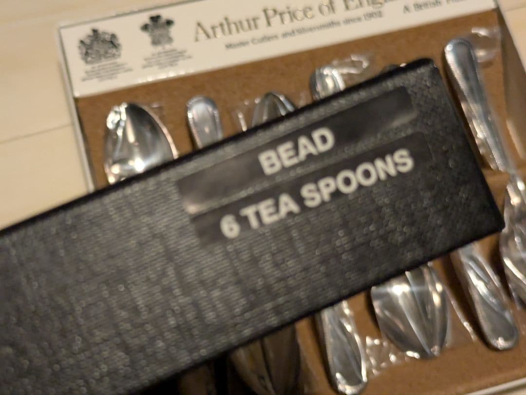 2-6.Arthur Price of England スプーン(ビード) 6本
