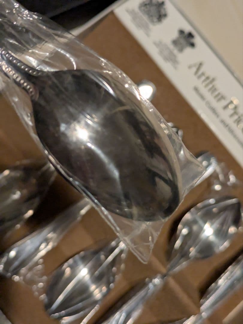 2-6.Arthur Price of England スプーン(ビード) 6本