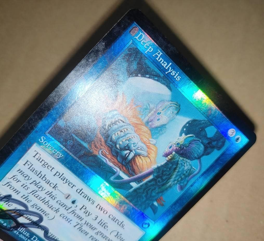 MTG 綿密な分析 サインド foil 英語 初版 - メルカリ