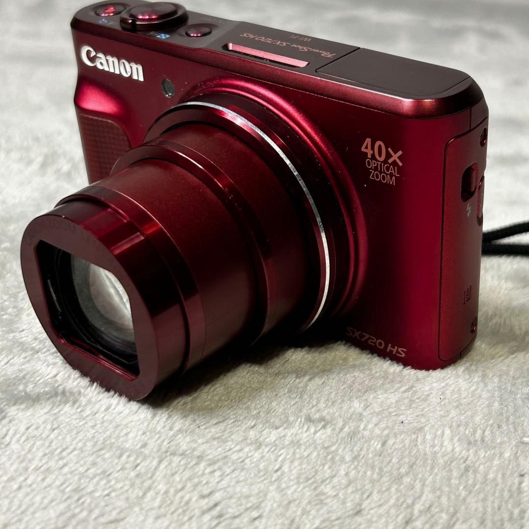 美品】Canon PowerShot SX720 HS レッド 光学40倍 - メルカリ