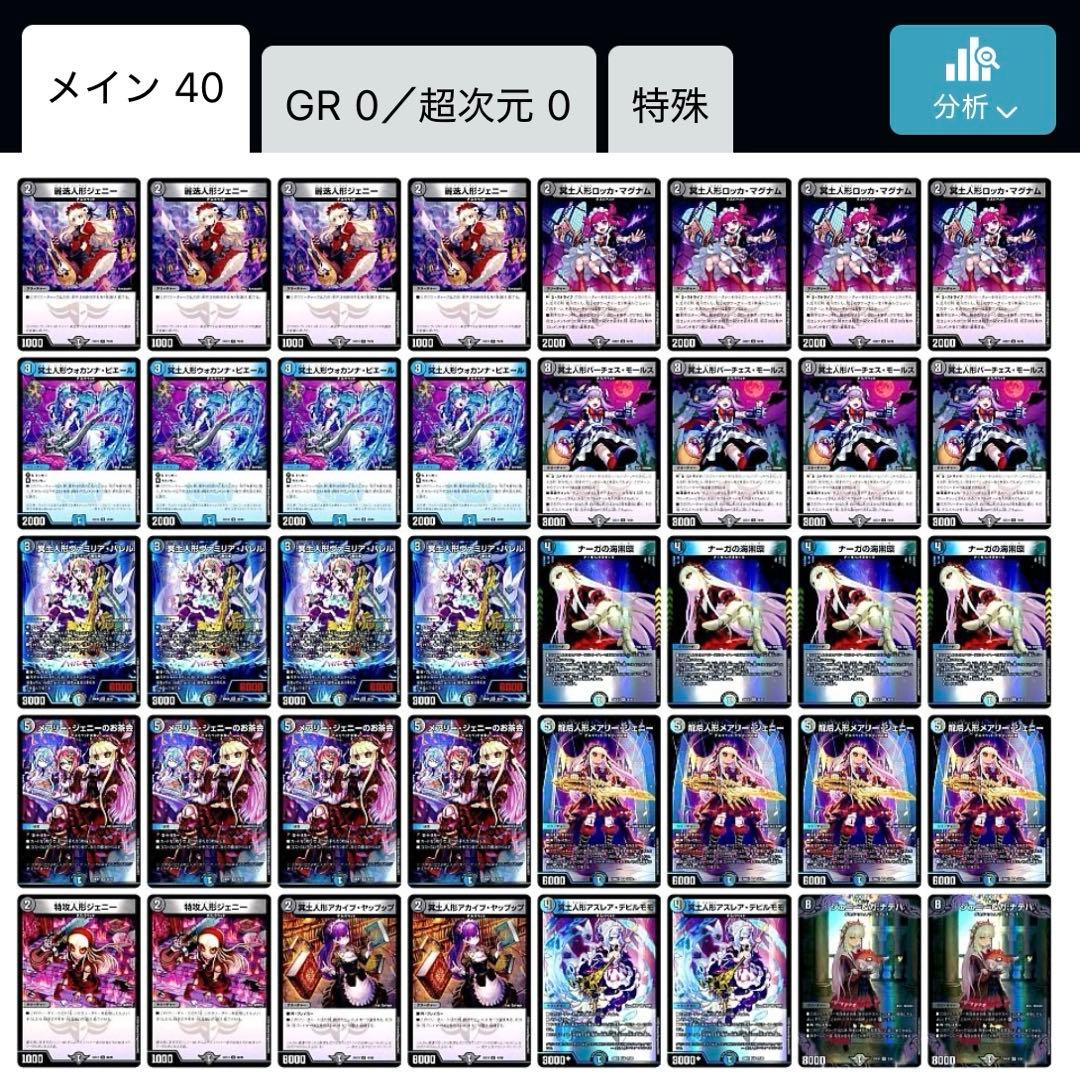 CS優勝構築】 青黒デスパペット 青黒ハンデス デッキ デュエル