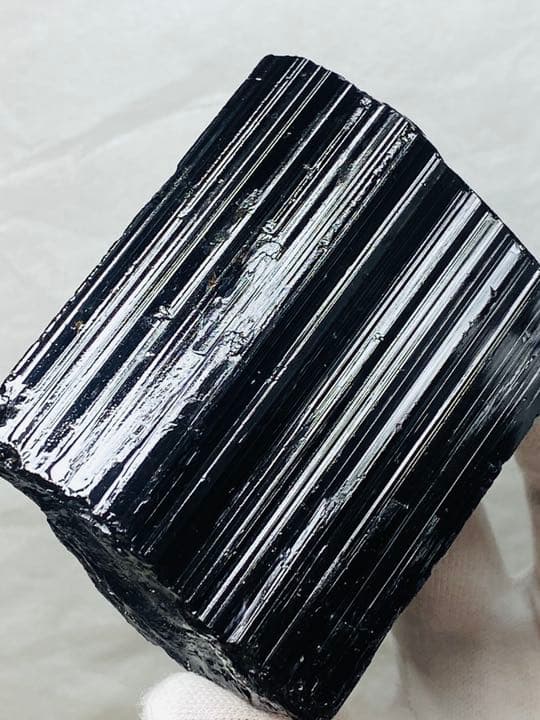 天然石　お守り　ブラック　トルマリン 78.6mm 550g