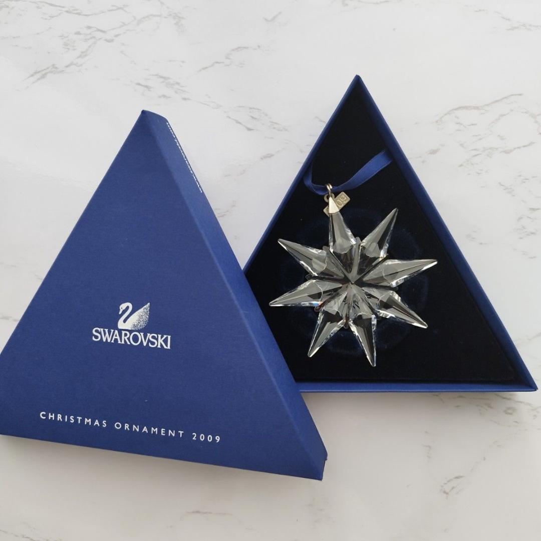 スワロフスキー クリスマス オーナメント 2009 雪 結晶 ガラス ウインター