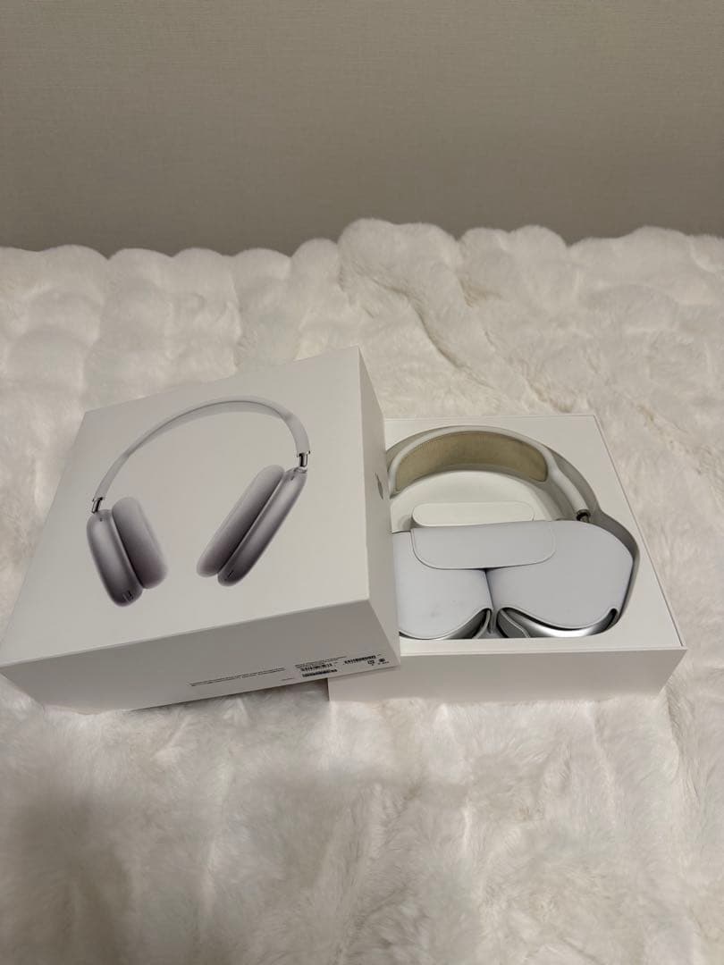 AirPods Max シルバー 本体 元箱付き - メルカリ