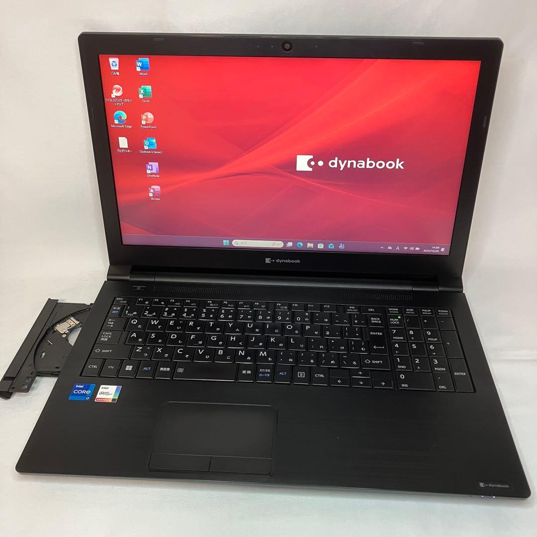 美品 ダイナブック B65/HU 11世代 i7 16GB 512GB オフィス - メルカリ