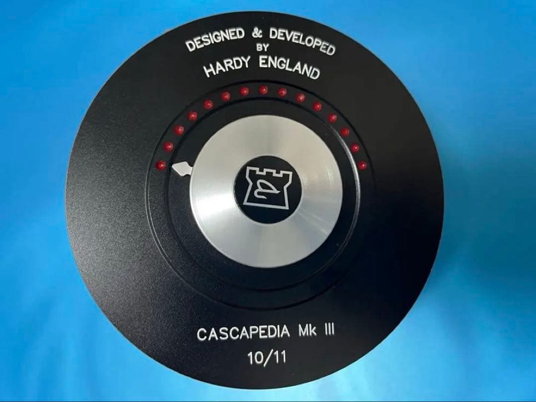 HARDY CASCAPEDIA Mk III 10/11 フライリール Hardy Cascapedia Mk III 10/11 Salmon Fly Reel With Hardy Reel Pouch