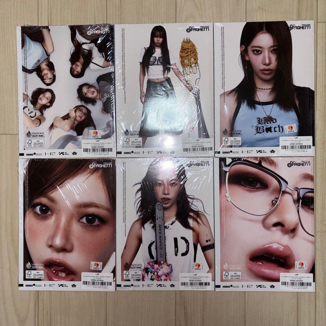 LE SSERAFIM SPAGHETTI 6形態セット 未開封 - メルカリ