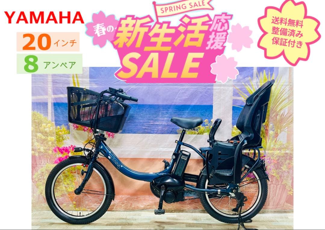 パスキス⭐️激レアモデル！ヤマハ子供乗せ電動アシスト自転車Y3613