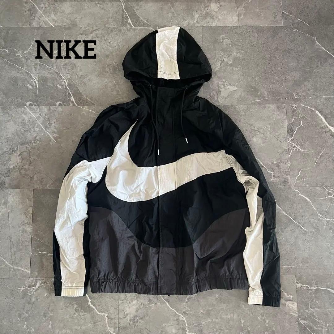 NIKE TM ビッグスウォッシュ ナイロンジャケット ストリート ブルゾン