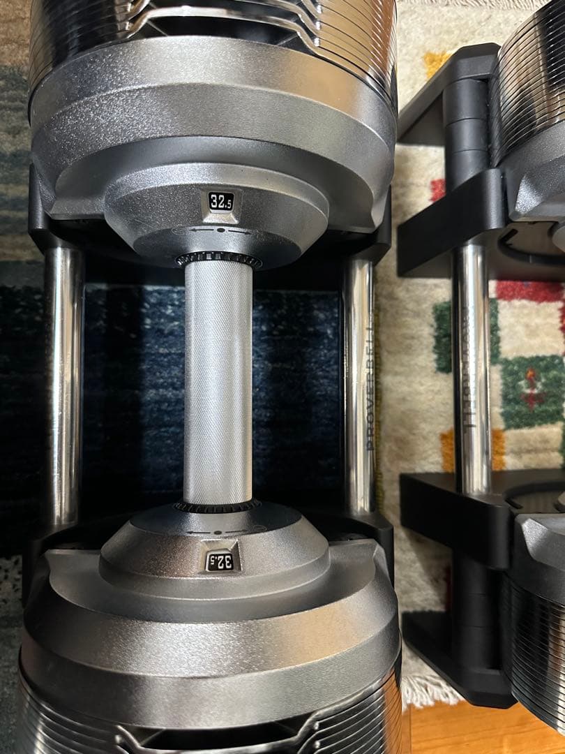 PROVERBELL プロバーベル 可変式ダンベル 32.5kg 2個セット②