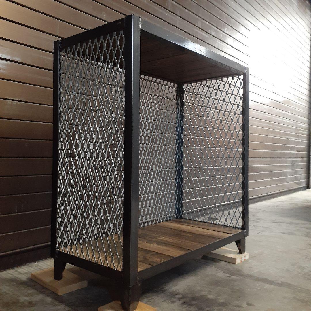 アイアン　シェルフ　ラック　インダストリアル　シューズラック　オープンラック　棚 アイアンシェルフ アイアンラック インダストリアル ガレージ 衣装棚