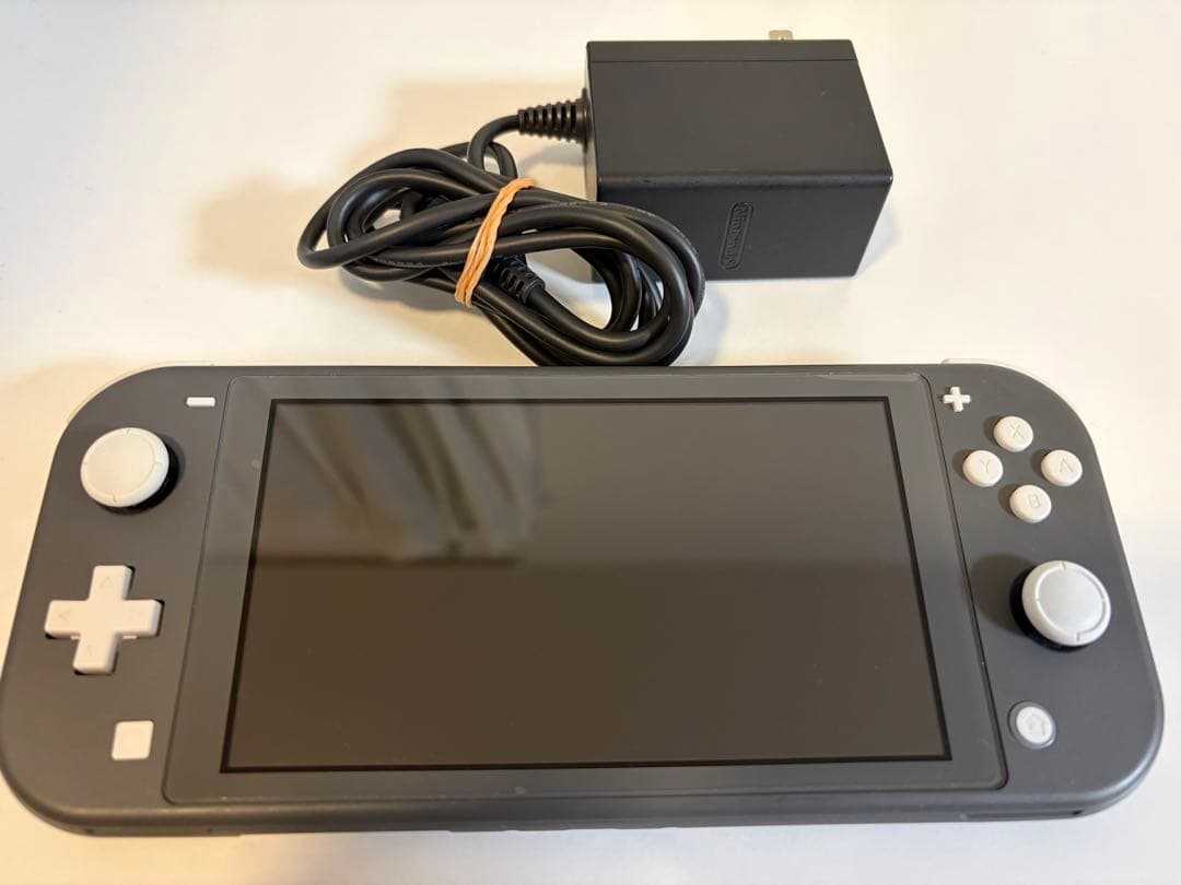 Nintendo Switch Lite グレー 本体 ACアダプター付き - メルカリ