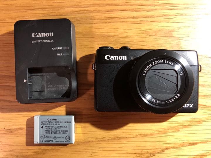 中古]Canon PowerShot G7X 初代モデル ブラック - メルカリ