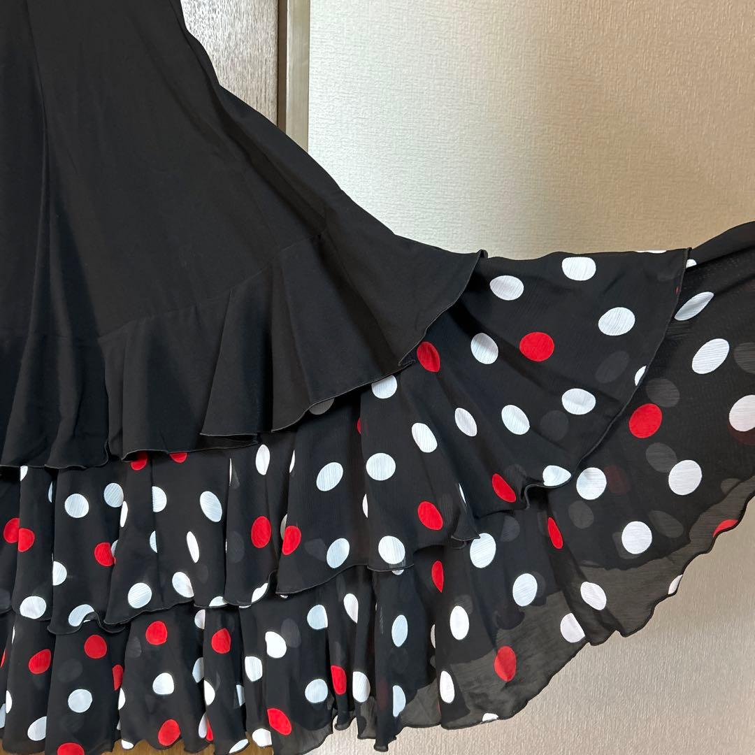 フラメンコ衣装 ツーピース アトリエあいあい Mくらい - メルカリ