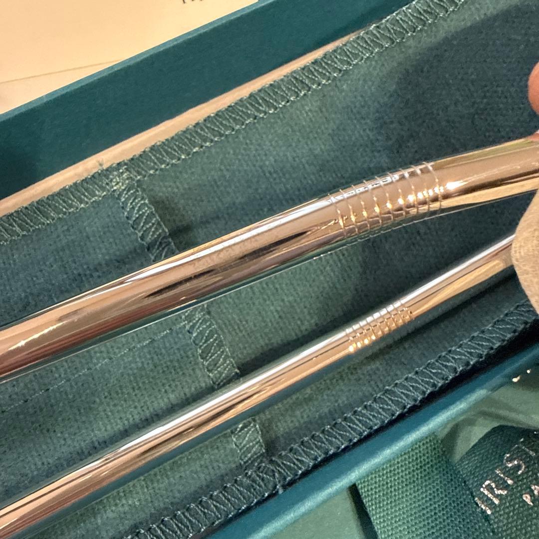 christofle 銀 ストロー ペア ストロー 銀 ペア christofle