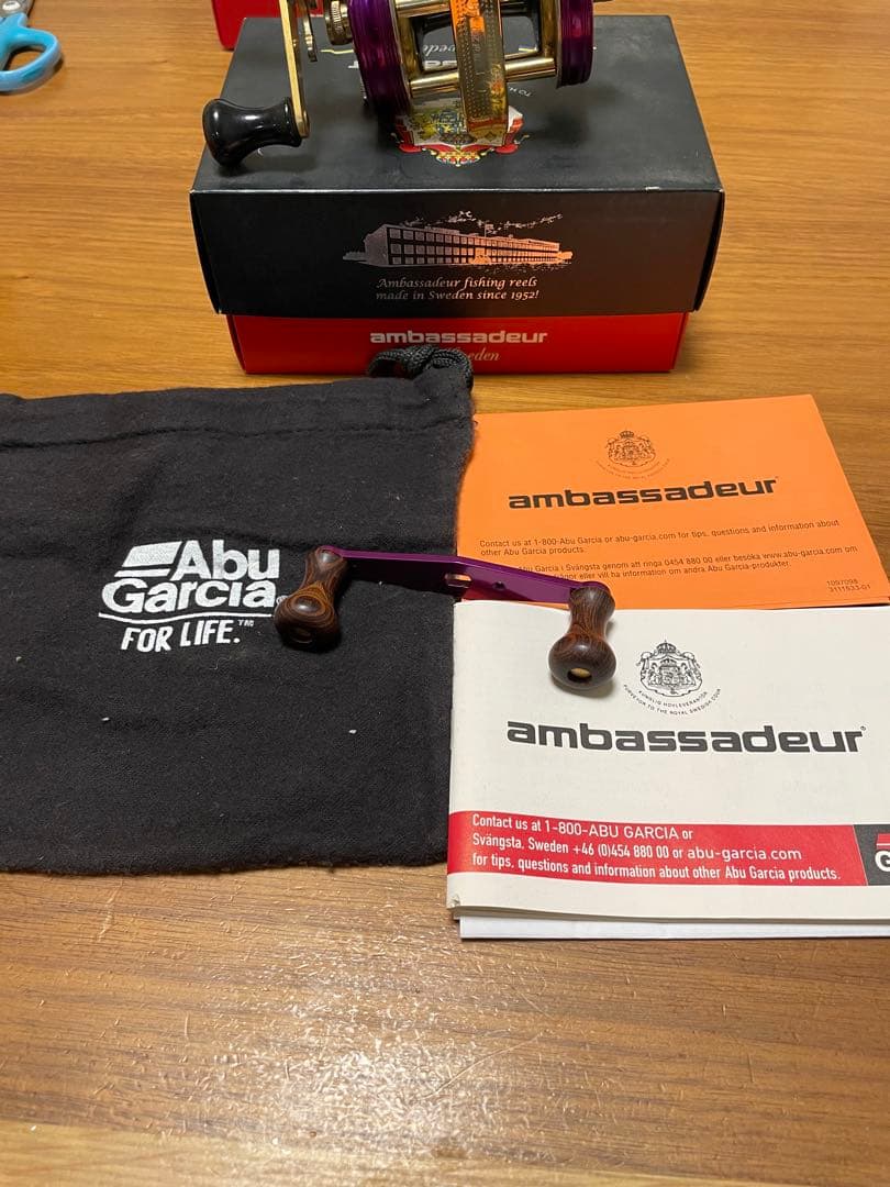 最終 アブ アンバサダー 6500CDL 限定品 紫＆金078/200 希少雷魚