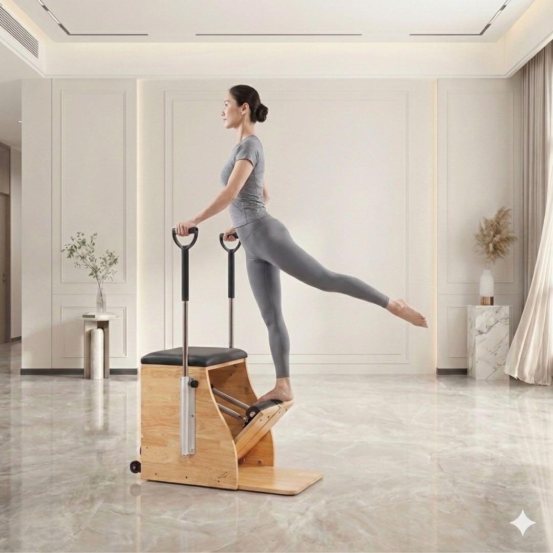 ピラティス チェア 調整可能スプリング付き