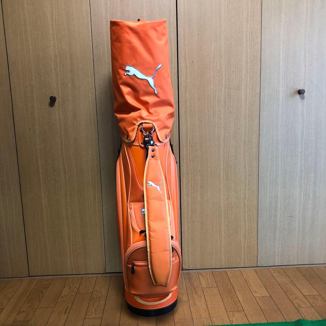 PUMA プーマのキャディーバック希少なオレンジカラー - メルカリ