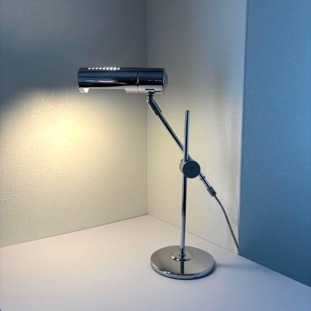 クロームメタル デスクライト ミッドセンチュリー ポストモダン - メルカリ