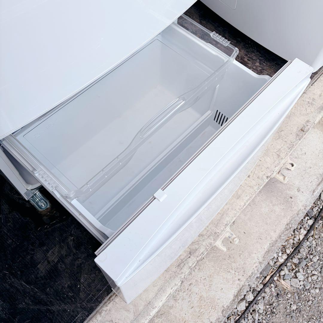 運搬取付無料！クロスホワイト スマート大容量！純正三菱大容量冷蔵庫