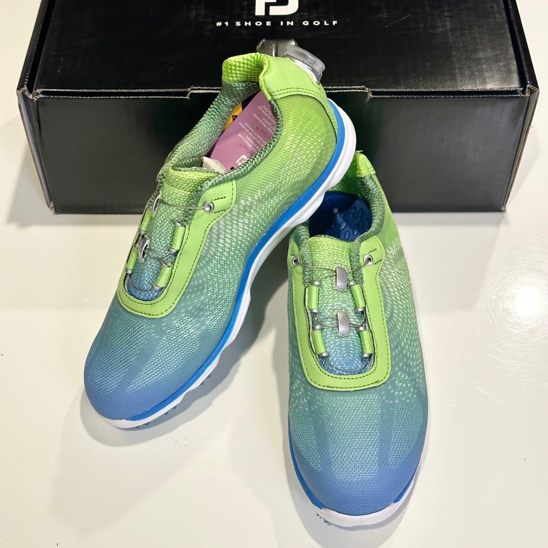 【新品】FootJoy 女性用ゴルフシューズ グリーン/ブルー 新品】FootJoy 女性用ゴルフシューズ グリーン/ブルー 楽天市場