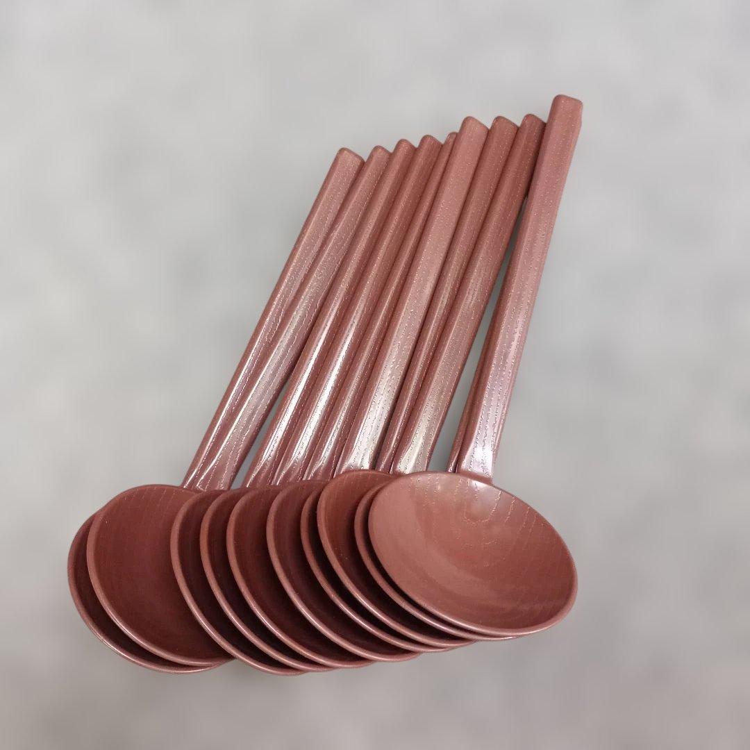 PBT木目しゃもじ茶OM PBT製 木目しゃもじ OM 92990680 茶 - 調理器具のSHOKUBI