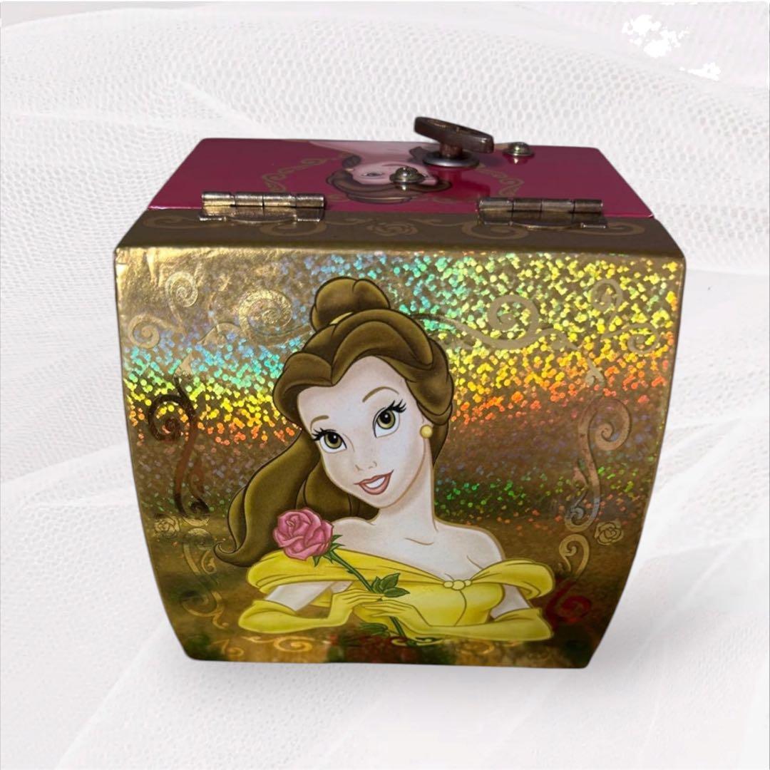 ディズニーベルのオルゴール付きジュエリーボックス - メルカリ