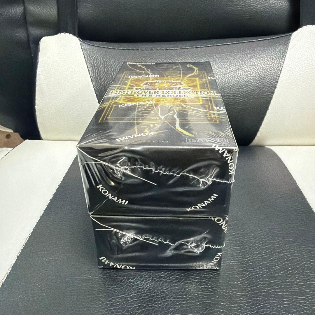 遊戯王 リミットオーバーコレクション 未開封BOX 2BOX シュリンク付き