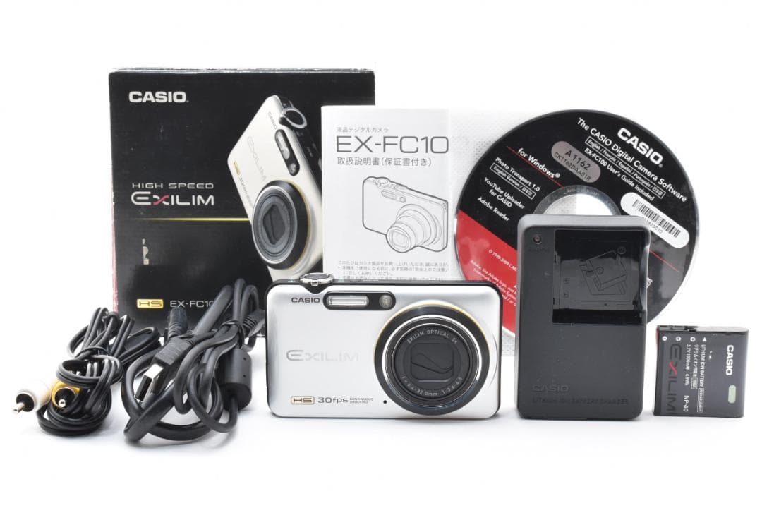 □ほぼ新品 □カシオ CASIO EXILIM EX-FC100 ホワイト - メルカリ