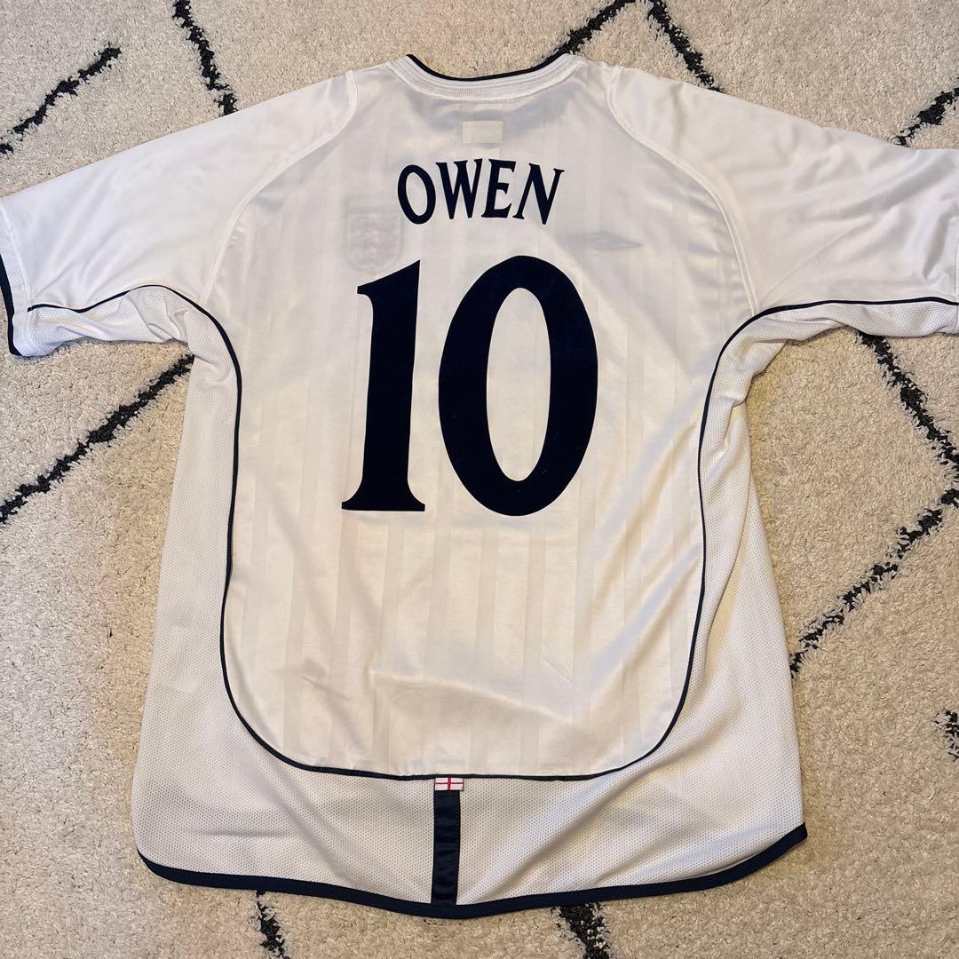 イングランド代表 ユニフォーム マイケルオーウェン 10番 - メルカリ