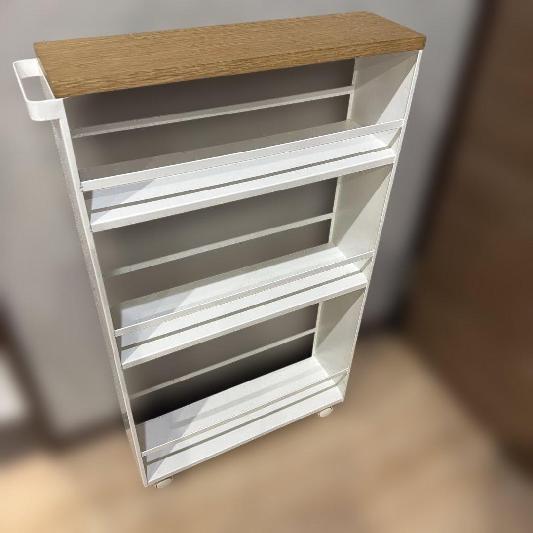 山崎実業　キッチン　キャスター付きラック 楽天市場】【特典2個付き】【全10種】 キャスター付きワゴン 2段