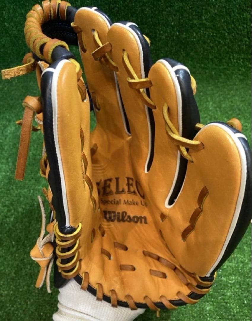 美品】ウィルソン 一般軟式用 内野手用 グラブ RXL619L マルチカラー