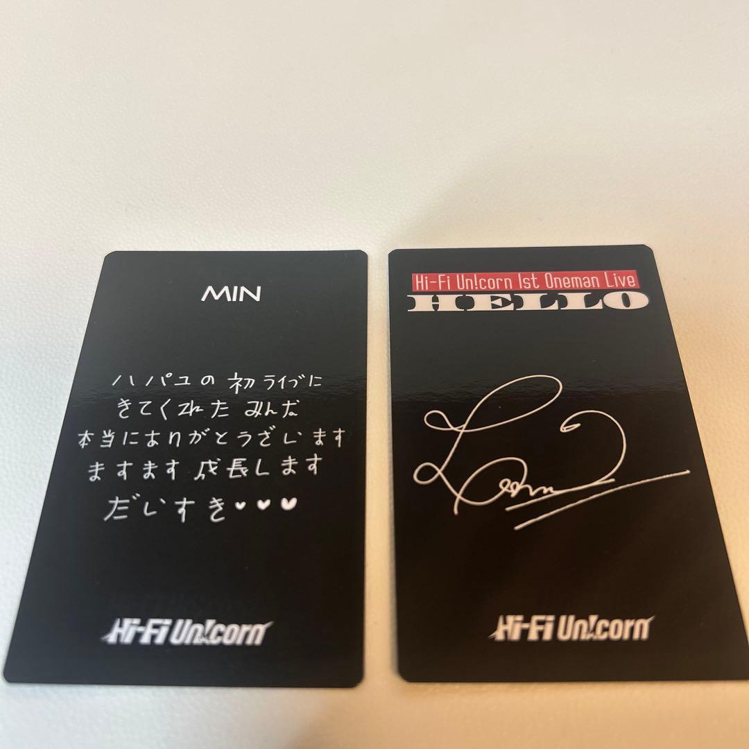 Hi-Fi Un!corn 1st ワンマンライブHello ミン トレカ - メルカリ