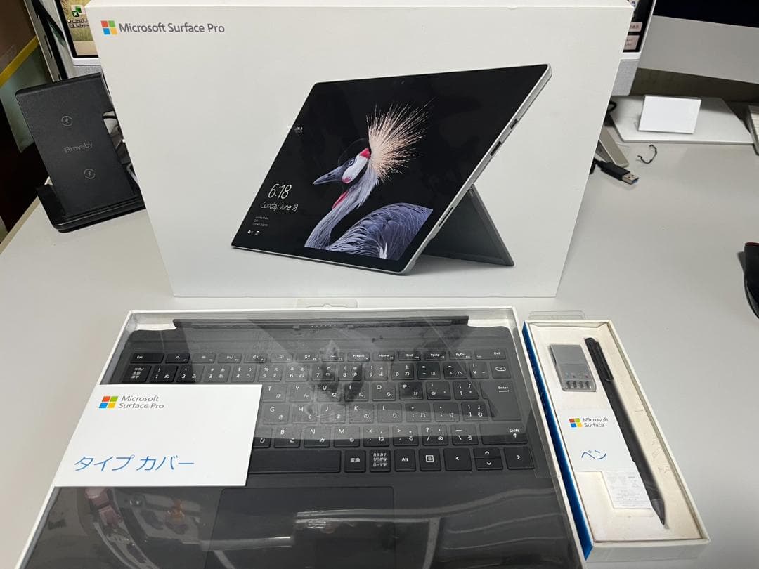 Microsoft Surface pro 5（箱あり） Amazon.com : Microsoft Surface Pro (5th Gen) (Intel Core i5, GB