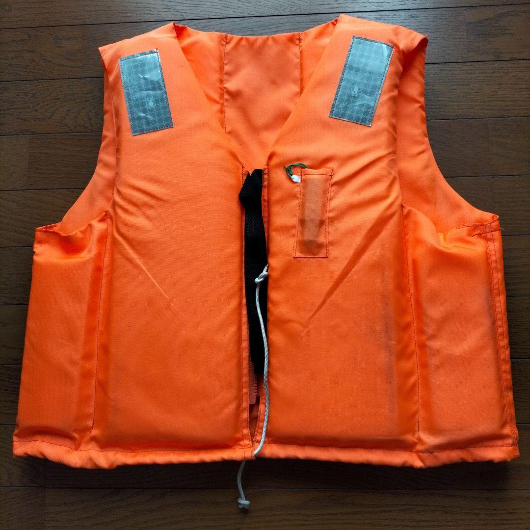オレンジ ライフジャケット タイプA 2020年製 - メルカリ