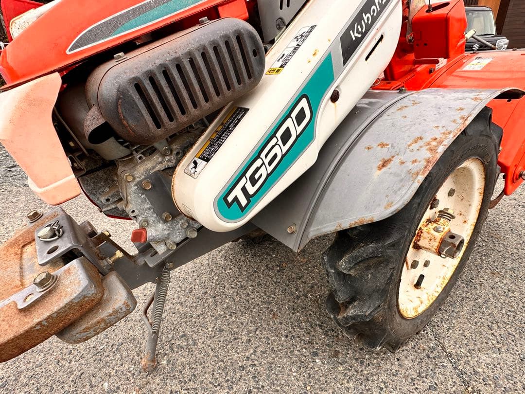 兵庫］［引取限定］クボタ TG600 管理機 耕運機 歩行型トラクター