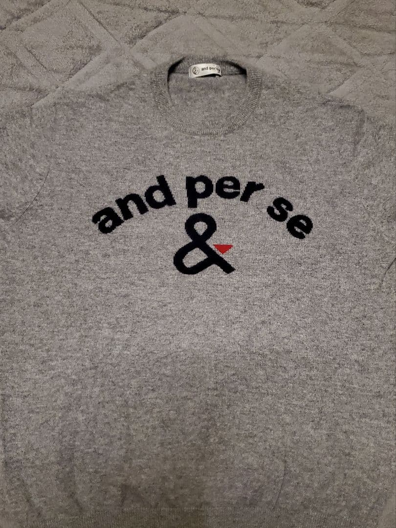 アンパスィ and per se カシミア100% セーター グレー Mサイズ 楽天市場】アンパスィ メンズ カシミヤセーターの通販