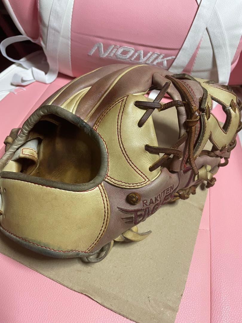 J*f様 NPB 松井稼頭央 実使用グローブ 支給品 貴重】松井稼頭央選手 プロ支給品 実使用 外野手用グローブ 硬式