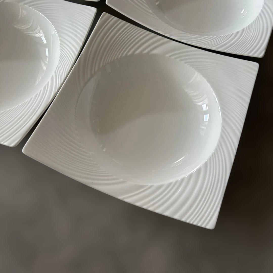 ウェッジウッド スクエアボウル 4枚セット パスタ皿、スープ皿、うつわ