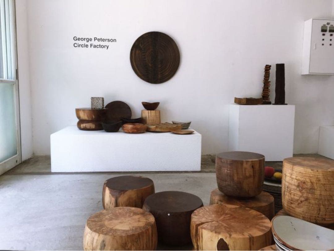 GeorgePetersonジョージ・ピーターソンチェリーウッドウッデンスツール