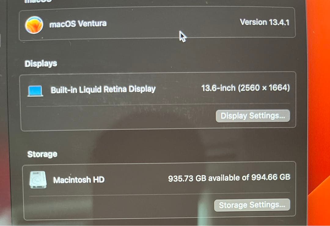 MacBook本体 Apple MacBook Air M2 24GB 1TB 13.6inch