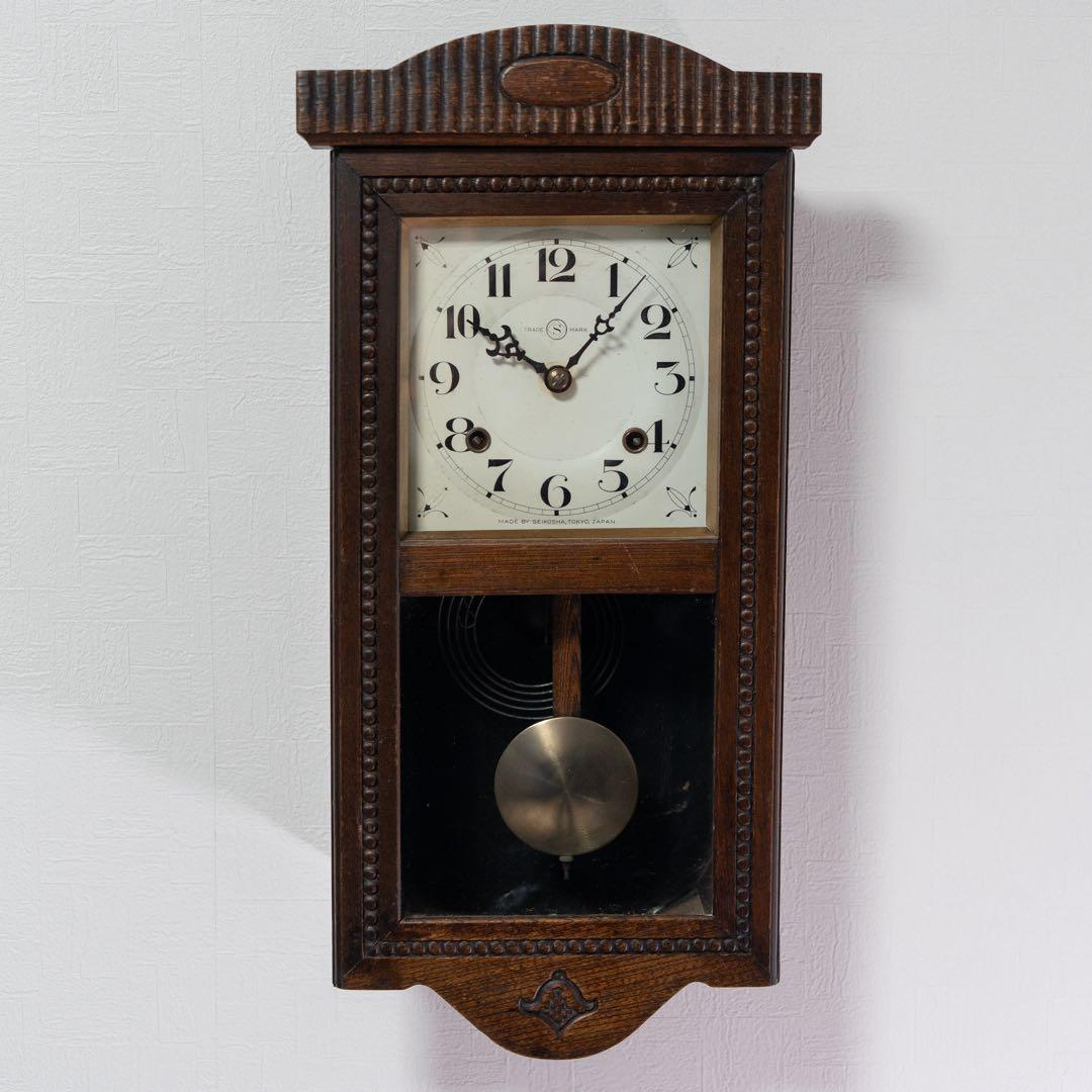 精工舎 振り子時計 昭和レトロ オーバーホール済 動作品 - メルカリ