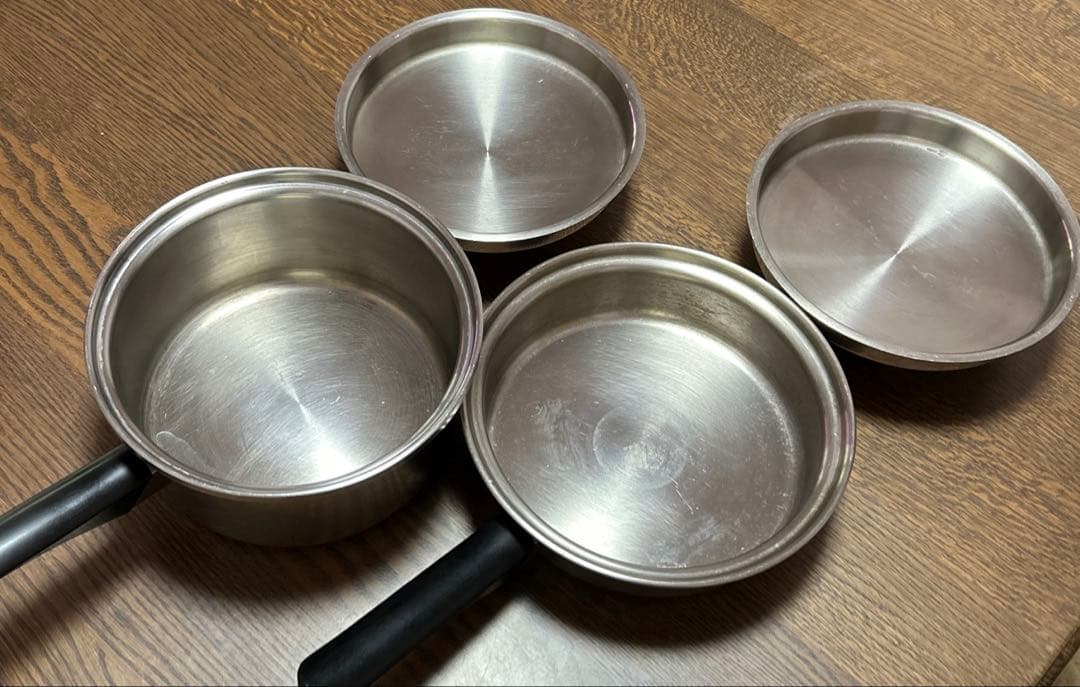 ヨ*ミ様 アムウェイステレンス鍋2個セット ヨ*ミ様 アムウェイステレンス