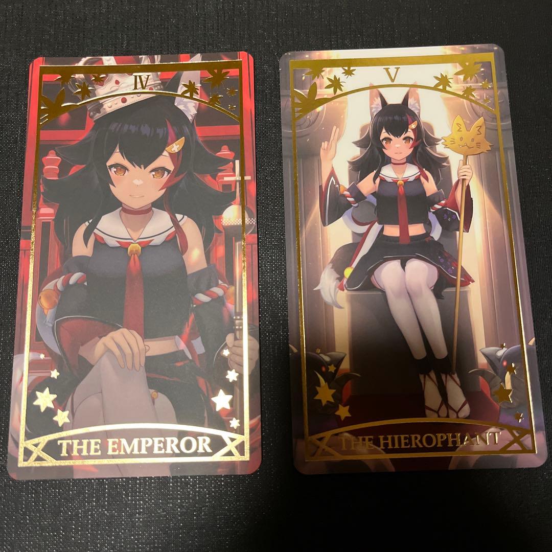 ホロライブ 大神ミオ 活動三周年記念 タロットカード - メルカリ
