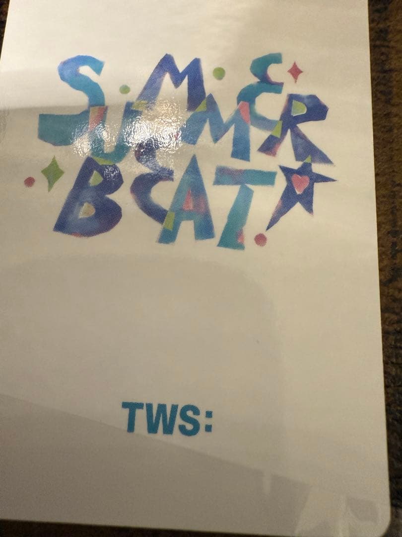 TWS シニュ トレカ SUMMER BEAT weverse ラキドロ - メルカリ