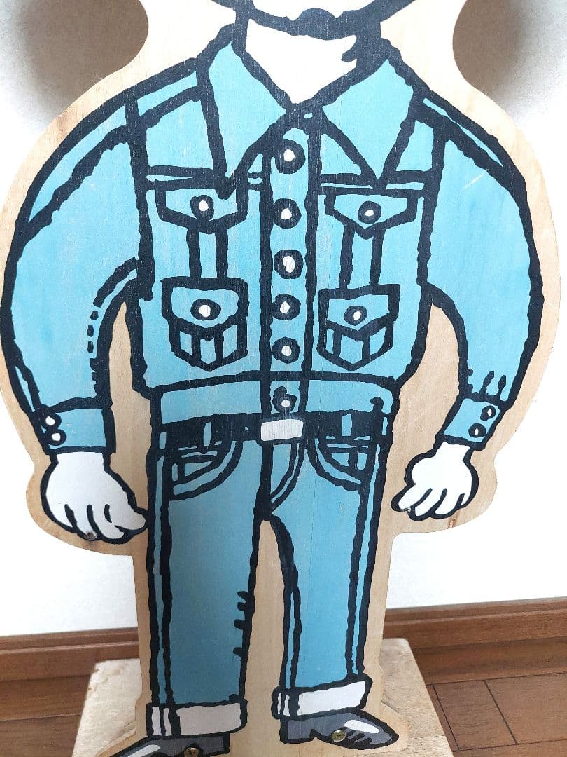 エドウィン【EDWIN 】BOYS &GIRLS 木製看板 90.5㎝ 激レア