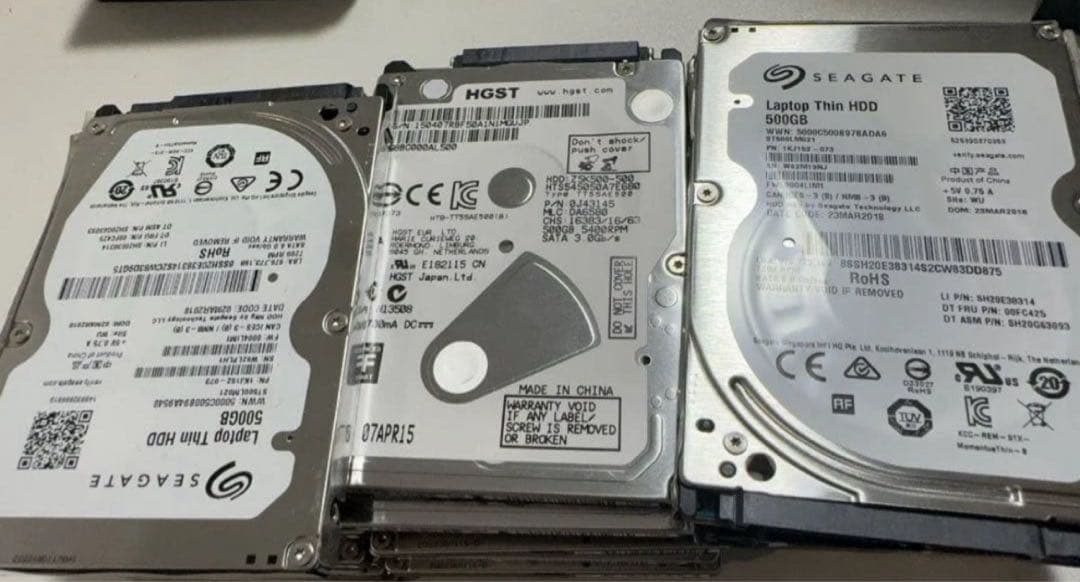メーカー不問 HDD 2.5インチ 500GB 10点セット - メルカリ
