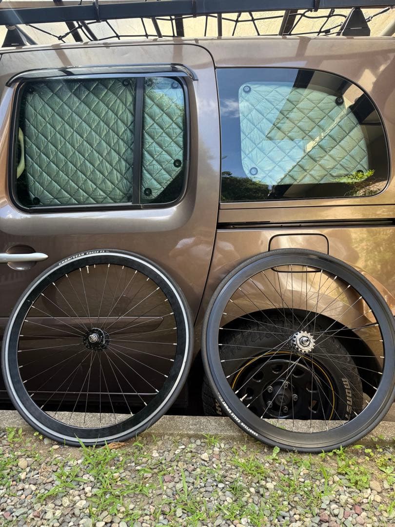 leader735純正ホイール 前後セット ノバテック - メルカリ