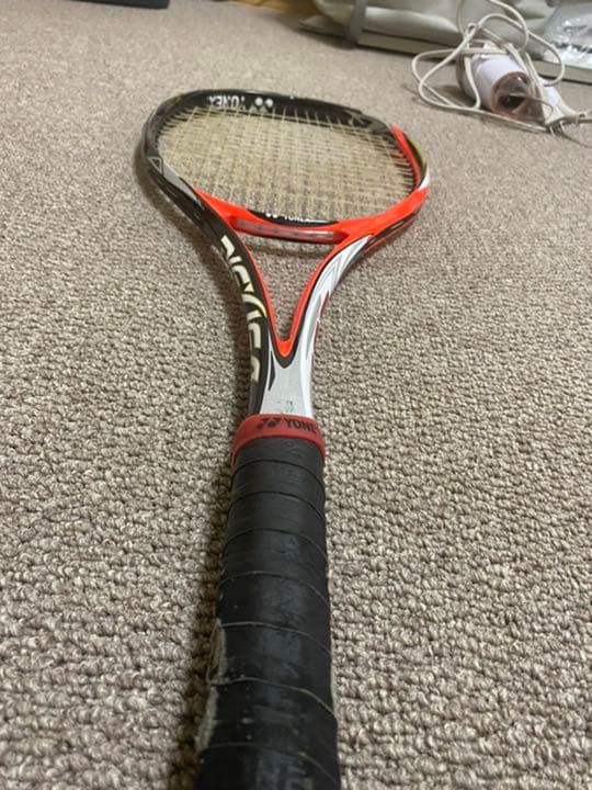 ネクシーガ90s オレンジ 限定カラー ソフトテニス ラケット 後衛